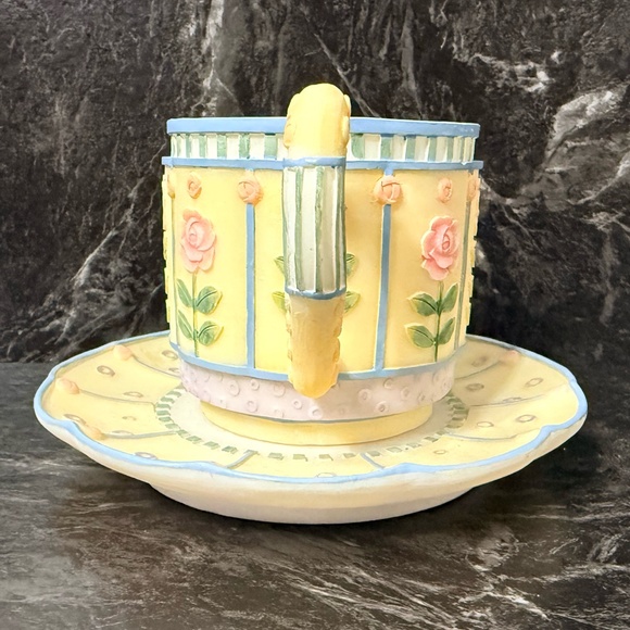 A. RICHESCO CORPORATION Floral Teapot Votive Candle Holder - Picture 6 of 15